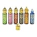 predolo 6Pcs Essential Oil Roller Bottles Refillable Portable Mini Decorative Pocket Size Empty Perfume Bottle for Birthday Vacation
