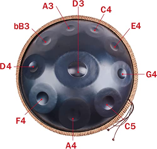 Handpan Drum 440HZ D Minor 10 Notas 22 Pulgadas miniatura 4