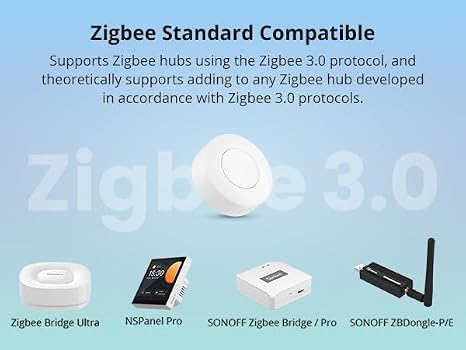 SONOFF Zigbee Switch, SNZB-01P Wireless Push Button, Supports to Create Smart Scenes, Trigger the Connected Devices on eWelink APP with Three Control Options, SONOFF ZigBee Bridge Required, 2Pack