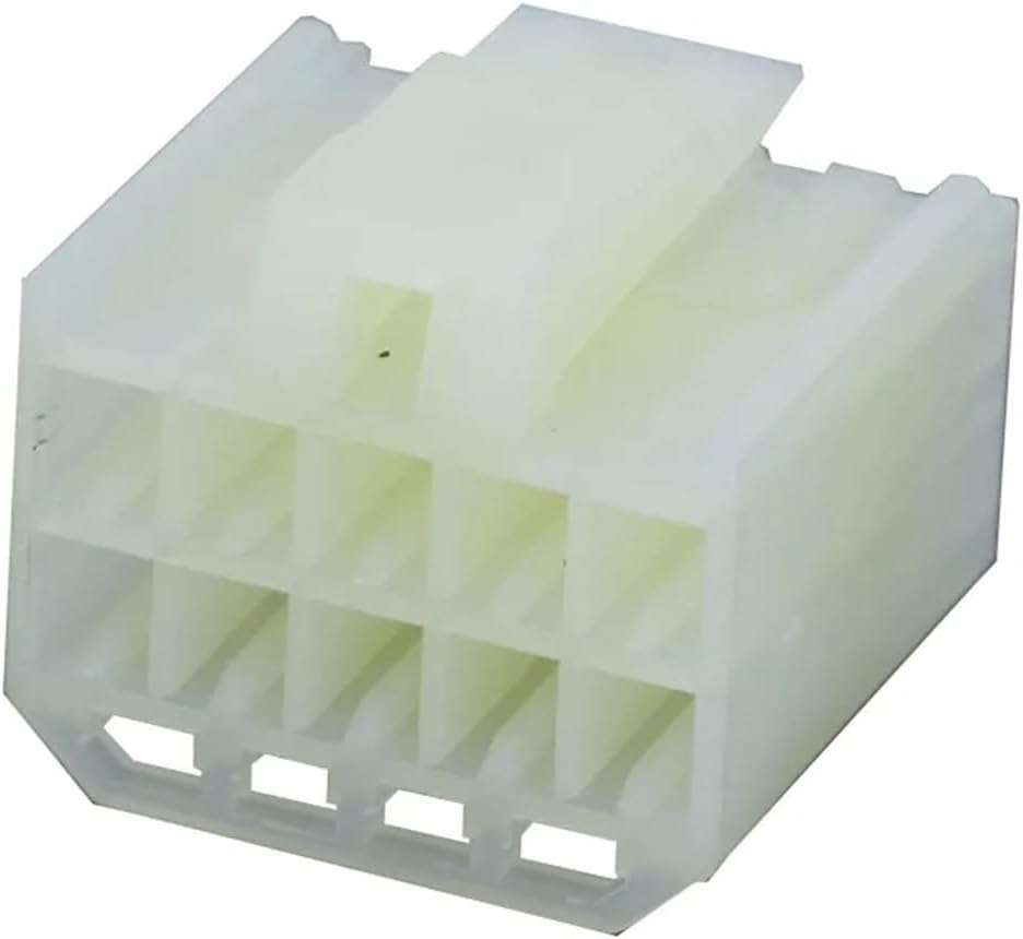 10 Pin Automotive Light Yellow Harness Connector Terminal Block DJ7105-2.3-11/21 10P Car Connector (Color : Male and female plug, Size : 10 Sets)