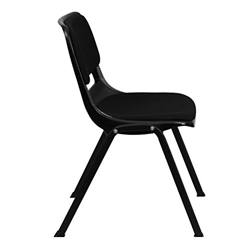 image for Flash Furniture HERCULES Series 880 lb. Capacity Black Padded Ergonomi