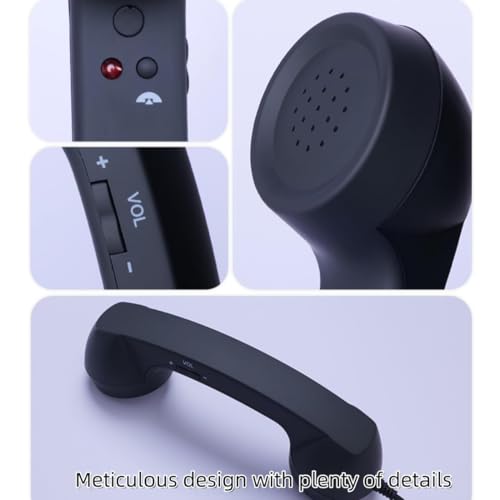 Receptor de teléfono Bluetooth retro que soluciona videoconferencias incómodas 7