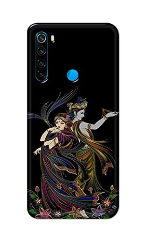 Image of Lord Radha and Krishna Hard Back Case Cover for Redmi Note 8 (6.3 inch) Back Cover -(J5) VNS2223