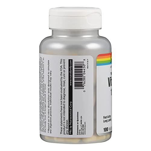 Solaray C Two-Stage Timed Release Supplement, 1000 mg, 100 Count - Image 4