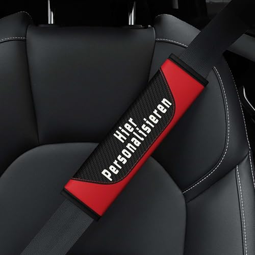 Personalisierbares Carbonfaser Gurtpolster Auto – Individualisiertes Sicherheitsgurt Polster & Schulterpolster für Kinder, Damen & Herren – Universeller Gurtschoner Auto & Autogurtbezug für SUV & PKW Personalisierbares Carbonfaser Gurtpolster Auto – Individualisiertes Sicherheitsgurt Polster & Schulterpolster für Kinder, Damen & Herren – Universeller Gurtschoner Auto & Autogurtbezug für SUV & PKW
