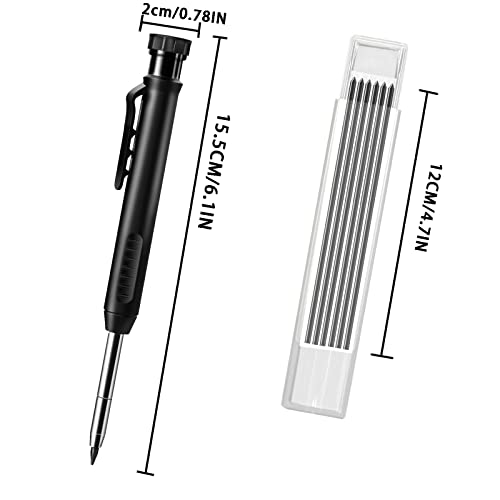 ZORRA 2 matite da carpentiere, temperamatite