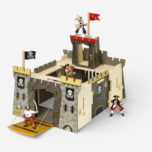 oxybul | Château Fort Double Face transportable 3-8 Ans