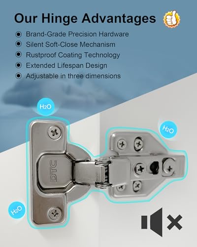 VIMYFAMY Bathroom Cabinet Wall Mount Buffering Hinge,23"x29" inch Over Toilet Storage Cabinet and Adjustable Shelves, Large Space Wooden Medicine Cabinet - Image 6