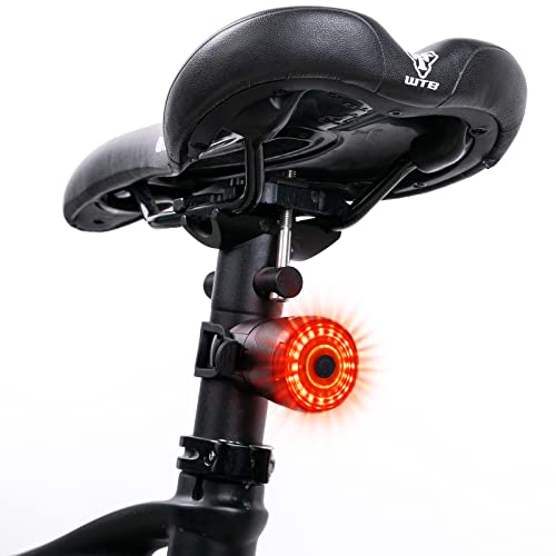 CooSpo Cykel bakljus, smart cykel bakljus USB uppladdningsbar, vattentät cykel bakljus...