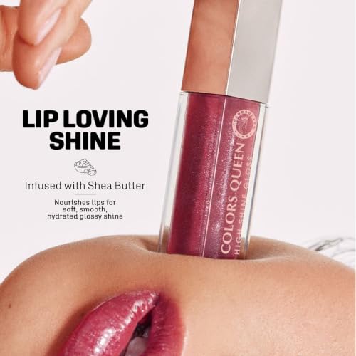 Image of Colors Queen Lip Luminizer Lip Gloss for Women | Hydrating & Glass Shine Finish | Highly Pigmented, Lightweight & Non-Sticky Formula | One Stroke Application | Long Lasting Lip Gloss Infused with Shea Butter (17 - Gold Digger, 9ml)