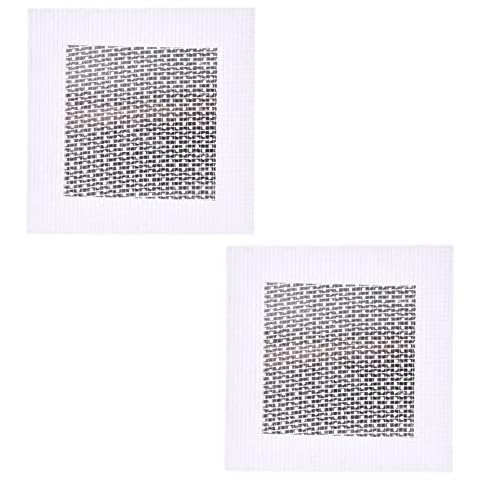 UKUSI 2 PCS Fiberglass Wall Repair Patch Kit,6 inch Drywall Repair Patch,Self-Adhesive Fiberglass Mesh for Plaster Roof Drywall Crack Repair (6 INCH) Cover