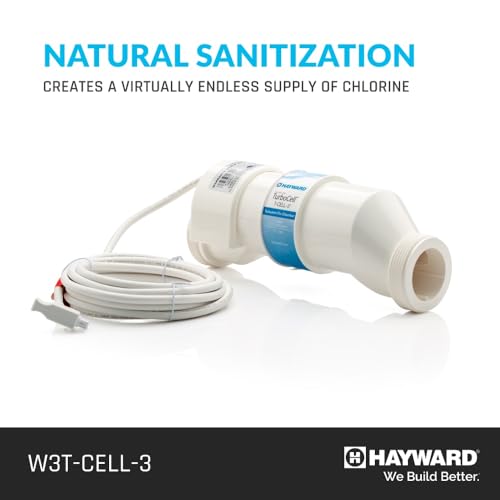 Image of Hayward TurboCell Salt Cell for Pool Chlorination T-Cell-3 15,000 Gallons | W3T-CELL-3 Salt Chlorine Generator for In-Ground Pools T-3 Turbo Cell