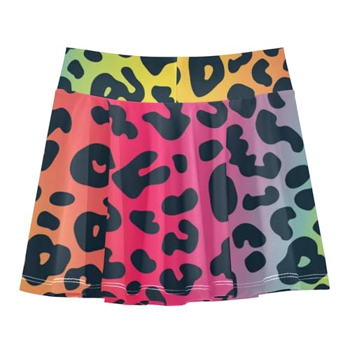 linqin Girls Athletic Skirt with Shorts Flowy Little Girl Skorts Pleated Skirt for Kids with Pockets2