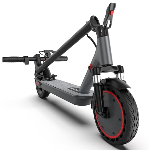 Image of Electric Scooter, Dual Suspension, 350W Motor, Max 19 MPH & 23 Miles, 8.5 inch Tires, Lightweight Foldable Commuting E-Scooter with Cruise Control, APP Control for Adults and Teens