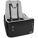 PETSFIT Dog Car Seat with Patent Safe Buckles (Grey)