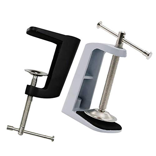 Preisvergleich Produktbild FLAMEER Tischklemme für Tischplatten Arbeitslampen und Lupenleuchten, 2 Stück / Set