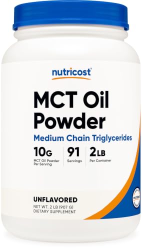 Nutricost Premium MCT Oil Powder 2 LB (Keto Ketosis and Ketogenic Diets)