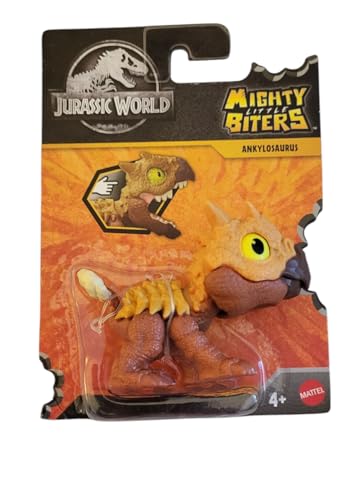 Jurassic World Mighty Little Biters, Dinosaur Action Figure (Ankylosaurus)