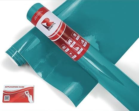 ORACAL 951 Turquoise Metallic 199 Premium Cast Film 2ft x 7ft Vinyl Film Sheet Roll - for Cricut, Silhouette Cameo, Craft and Sign Cutters