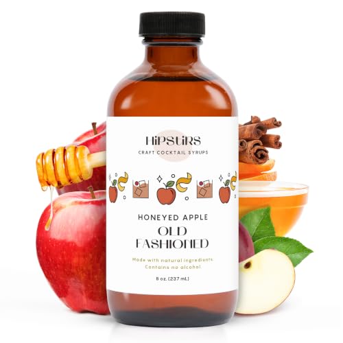 HipStirs Honeyed Apple Old Fashioned Syrup, Made with Natural Ingredients