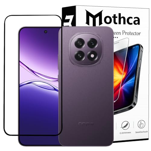 Image of Mothca Military-Grade Tempered Glass Screen Protector Compatible for OPPO F29 with Edge to Edge Coverage - Case Friendly, Anti-Scratch & Bubble-Free Installation Kit