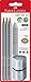 Produktbild Faber-Castell 580096-3 Bleistifte Grip 2001, Härtegrad B, 1 Radierer und 1 Spitzer, silber