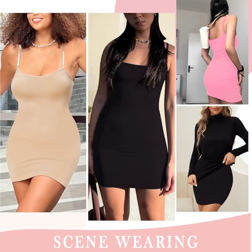 Weygur Women Shapewear Bodysuit Tummy Control Shapewear Thong Full Body Shaper Nude - image 5