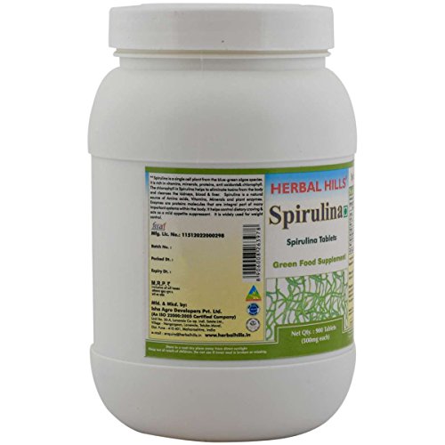 Image of Herbal Hills Spirulina - Value Pack 900 Tablets (Pack of 5)