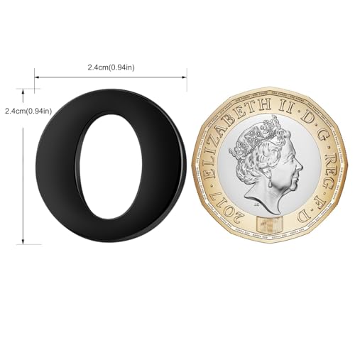 Image of HONEY BEAR Initial Alphabet Letter Lapel Pins Collar Badge Brooches for Mens /Womens Shirt Dress Decoration Black