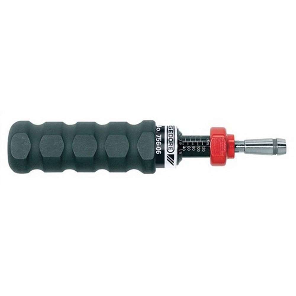 Gedore 756-06 - Atornillador dinamométrico S (1/4", 1-6 Nm)