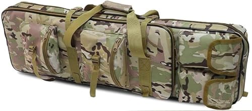 Bolsa Tática Para Rifle Longo - 32/38/46 Polegadas Bolsa Tática Para Rifle Ao Ar Livre à Prova D'água Bolsa Para Vara De Pesca Mochila Para Pistola Espingarda Airso, Camouflage, 100CM