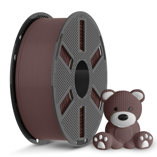 Image of JAYO PLA 3D Printer Filament Brown, PLA Filament 1.75mm, 1.1KG Spool, Dimensional Accuracy + /- 0.02mm, Fit Most FDM Printer