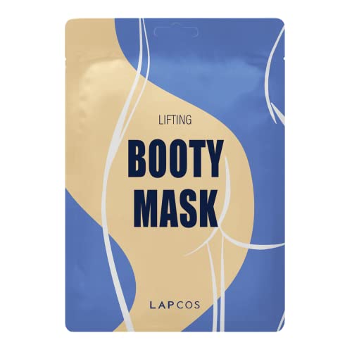 LAPCOS Lifting Booty Mask - Lifting & Sculpting Body Sheet Mask - Tighten & Moisturize Skin - Fight Signs of Aging - Korean Beauty Favorite (1 pack)