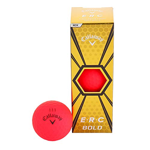 Callaway E-R/C Balls, Bold Red, Pack of 3, BL CG ERC 19 Bold RED