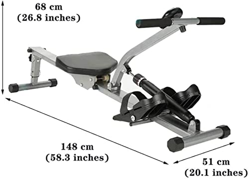 Image of Design Machine Rower 264 LB Weight Capacity Comfortable Seat Cushion /Full Body Workout