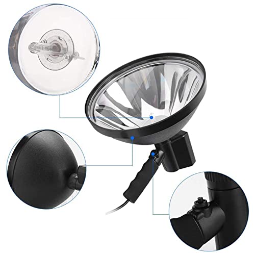 Garosa Tragbarer Xenon-Scheinwerfer 100 W Taschenlampe Jagdlicht Arbeitsscheinwerfer Camping Outdoor DC12V Handheld