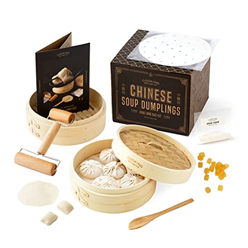 Cooking Gift Set Co. | Chinese Soup Dumpling Kit | Chef Gifts for Men, Birthday Gifts for Women, Food & Beverage Gifts, Unique Gifts for Cooks | New Kitchen Accessories | Cooking Gifts for Family