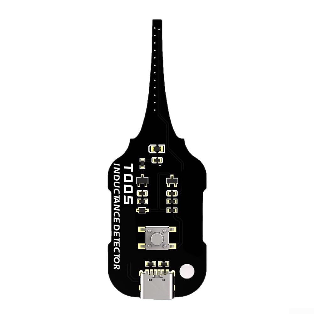 Tester di induttanza XA5 per la verifica rapida dei componenti su PCB e schede madri utilizzando per principi elettromagnetici (nero)