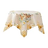 YWJLQH Springtime Table Cover with Easter Chick Design, 58x58cm