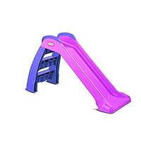Little Tikes First Slide - Playset for Indoor or Outdoor Use. Garden Toy and Outdoor Activity for Kids, Durable, Stable, Kid-Safe. Pink & Purple Garden Toy. For Ages 18 Months+
