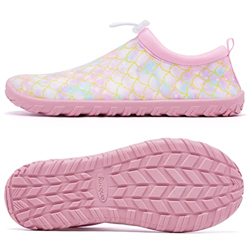 Racqua Boys Girls Kids Water Shoes Swim Shoes Quick Dry Aqua Shoes for Beach Pool (Little/Big Kid)4