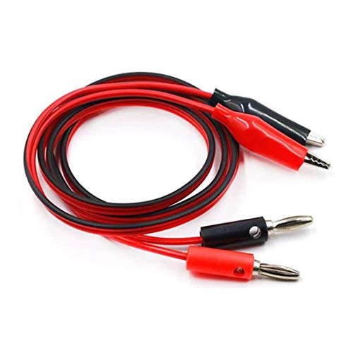 Power Supply Cable con Conectores Banana y Pinzas Cocodrilo 1M miniatura 3
