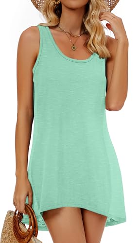 Image of Swimsuit Coverup for Women Bikini Sleeveless Beach Bathing Suit Cover Up