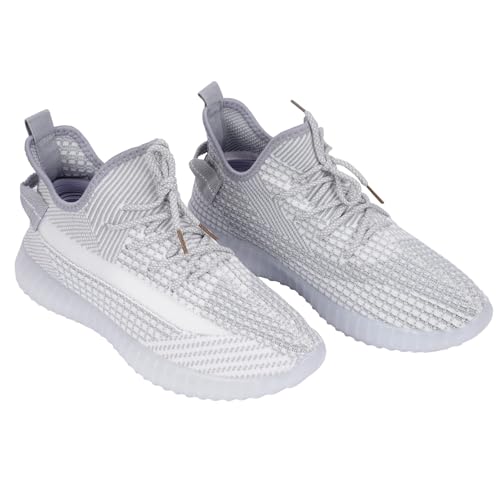 Image of Glemia Knitted Athletic Sneakers, Breathable Mesh Upper, Lightweight Athleisure Knitted Active Wear Slip-On Sneaker Shoes for Sports, Athletics, and Walking Shoes (Multicoloured)