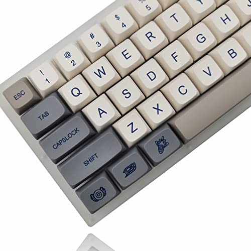 Image of Guffercty kred XDA Profile Keycaps 137 PBT Key Retro Cap Cover Set Dye Sublimation for Cherry Mx Switch Mechanical Keyboard (XDA /Enlightenment)