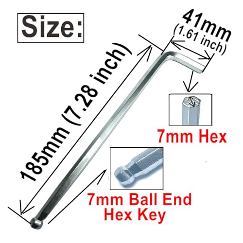 Llave Allen 7mm 3 Imagen adicional