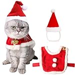 2pcs Disfraz Gato Navidad, Disfraz Perro Navidad, Traje Navidad Perro para Interesante, Ropa CáLida para Perros en Navidad con Capa y Gorro, Regalos NavideñOs para Perros y Gatitos (L) 3 2pcs Disfraz Gato Navidad, Disfraz Perro Navidad, Traje Navidad Perro para Interesante, Ropa CáLida para Perros en Navidad con Capa y Gorro, Regalos NavideñOs para Perros y Gatitos (L)
