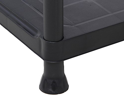 Ondis24 Steckregal 60 x 30 x 135 (H) cm, 4 Böden, Kunststoffregal, Schwerlastregal, bis zu 80 kg, Regal, Lagerregal (1… – Bild 7