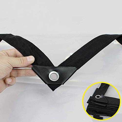 Preisvergleich Produktbild KYCD Abdeckplane Transparente Plane Wasserdichte Schwerlastplane mit Ösen, Yard Truck Camping Dach Pool Cover, 120g (größe : 3m×8m)