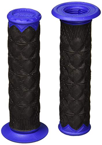 Spider Grips SL/TBL/B SLT Slim Line Grips for ATV, Watercraft, Snowmobile Black/Blue,2